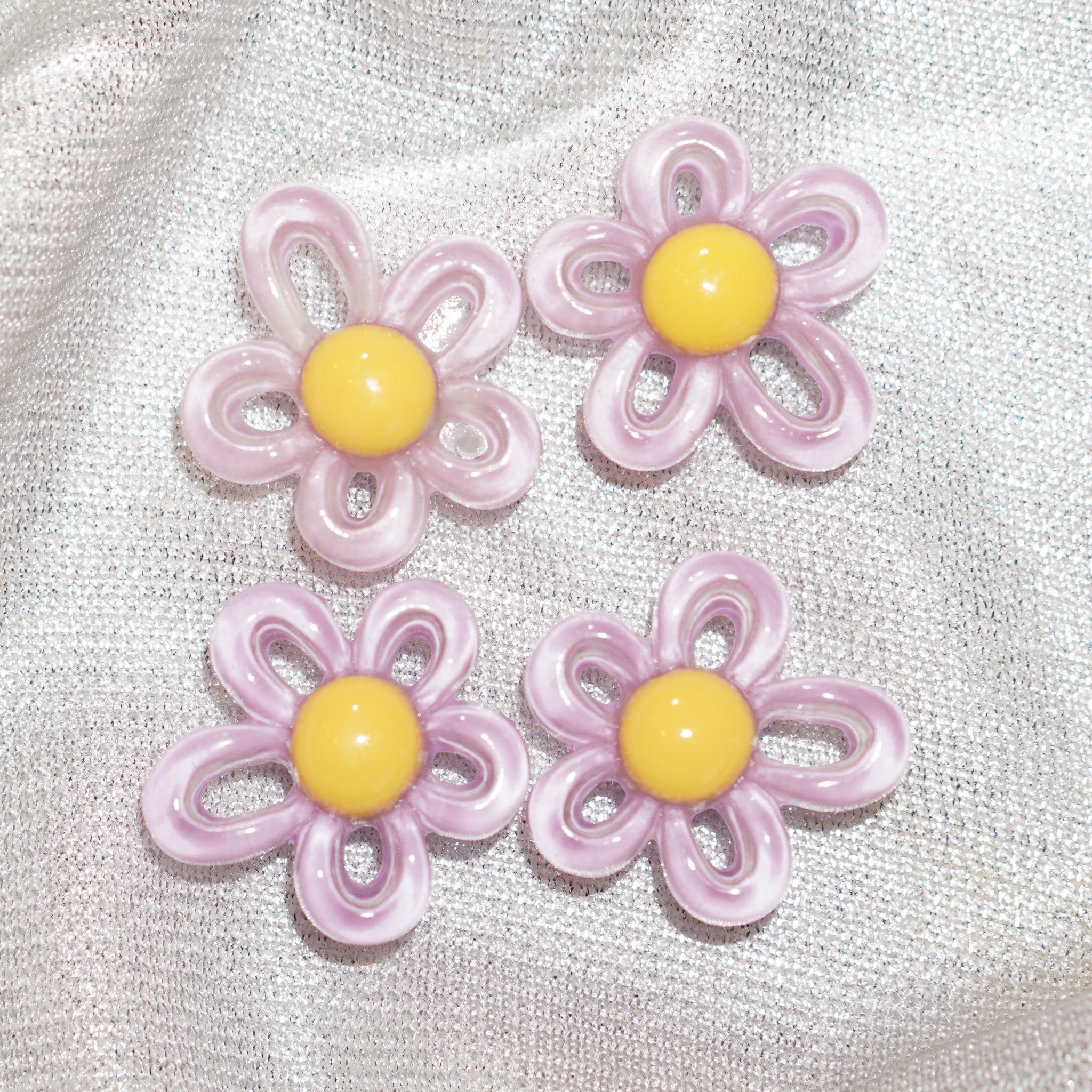 Petal To The Metal Car Charm - Quiet Violet