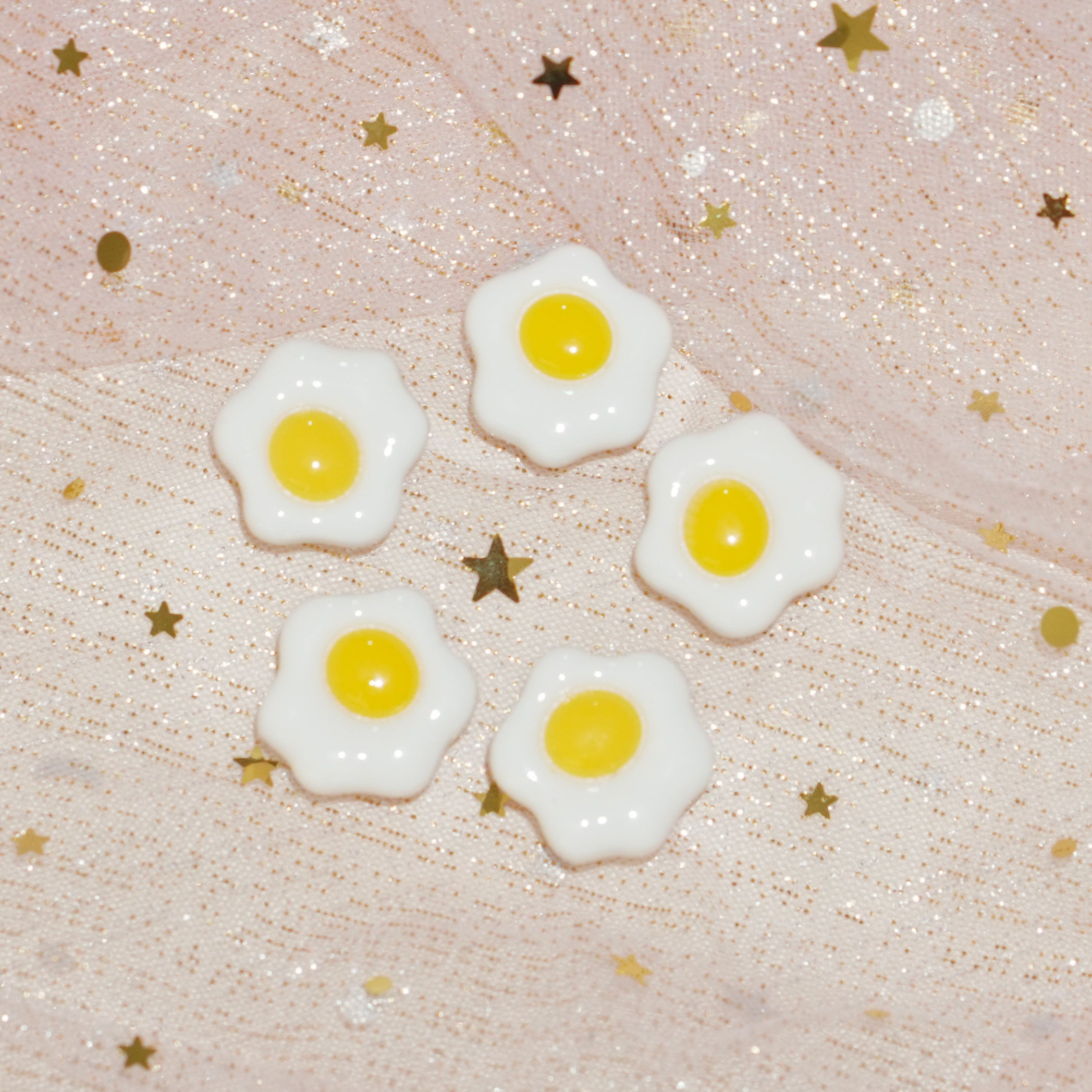 Sunny Side Up Egg Car Charm