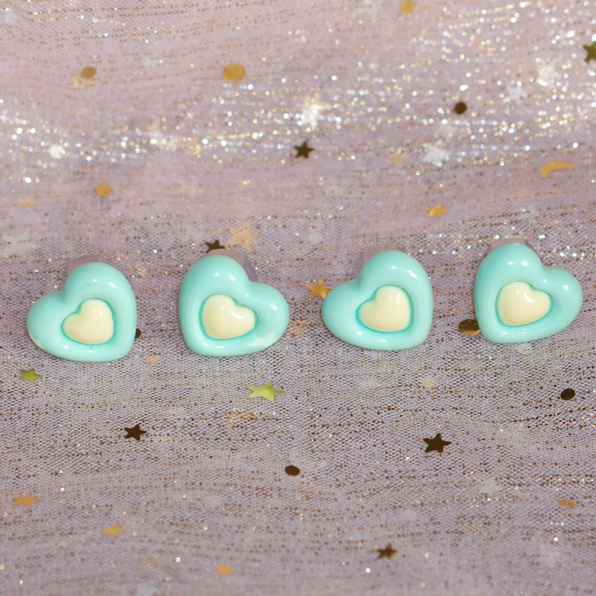 Powerpuff Heart Car Charm - Buttercup