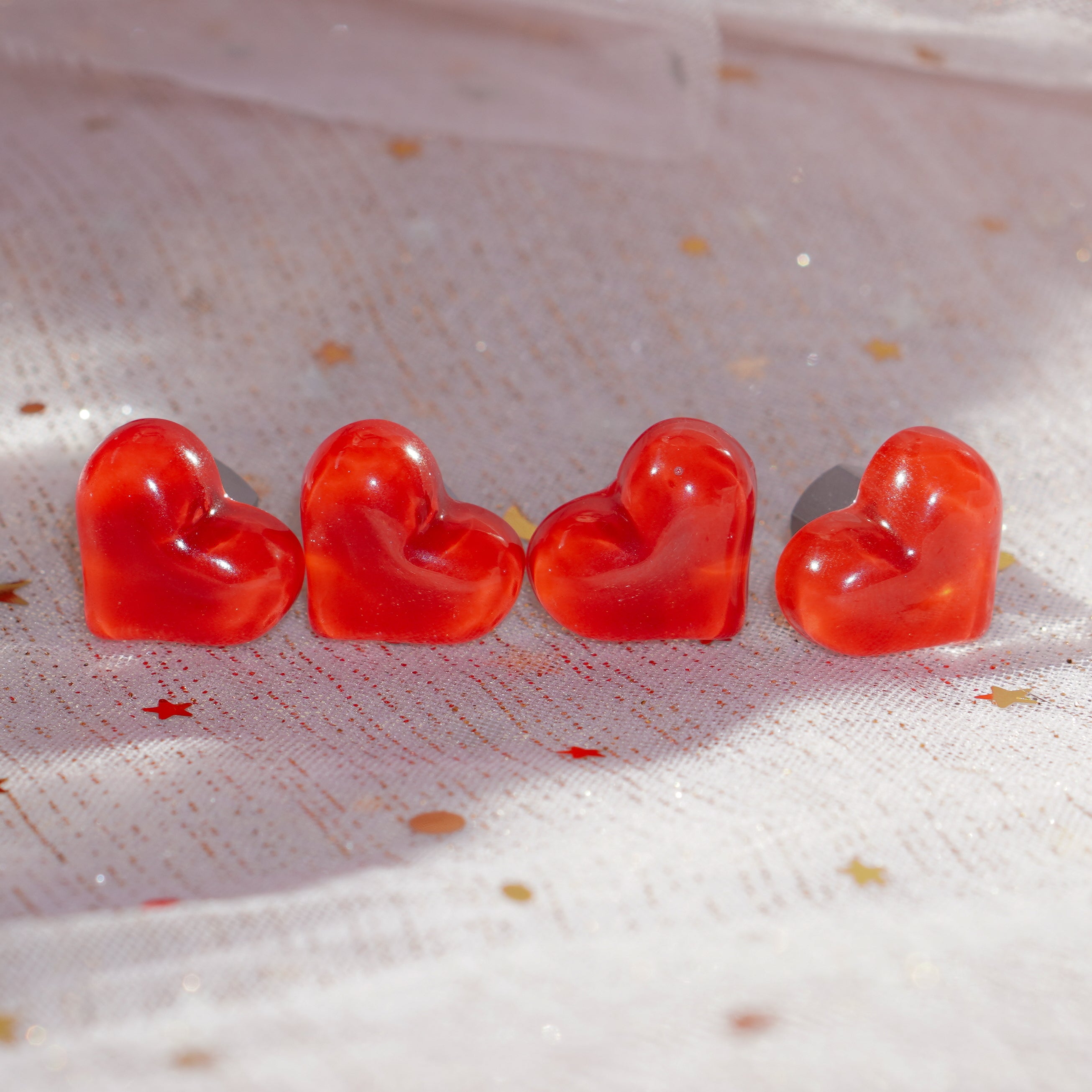 Jelly Heart Car Charm