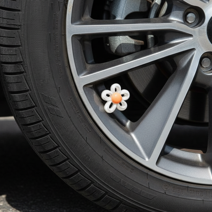 Petal To The Metal Car Charm - Daisy