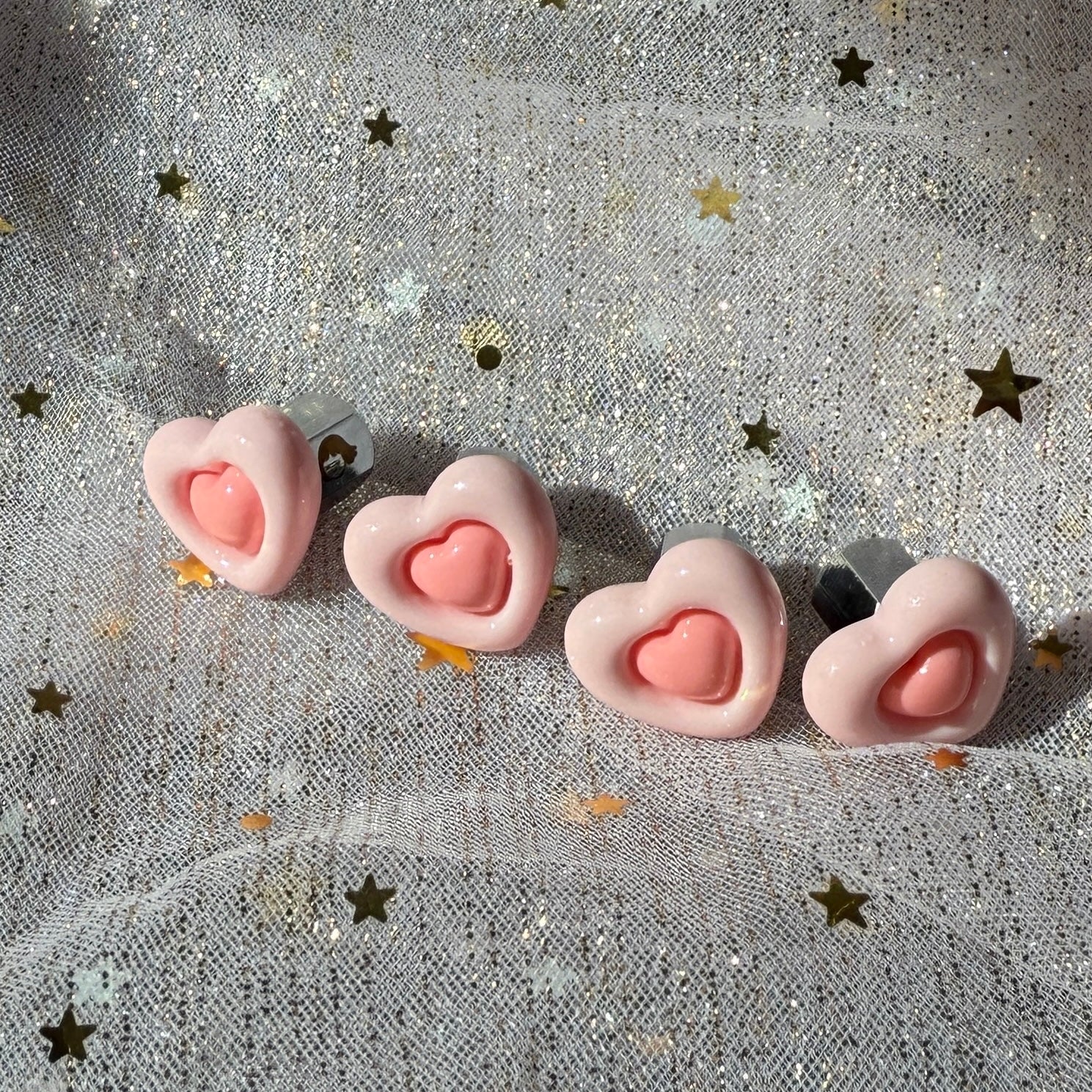 Powerpuff Heart Car Charm - Blossom