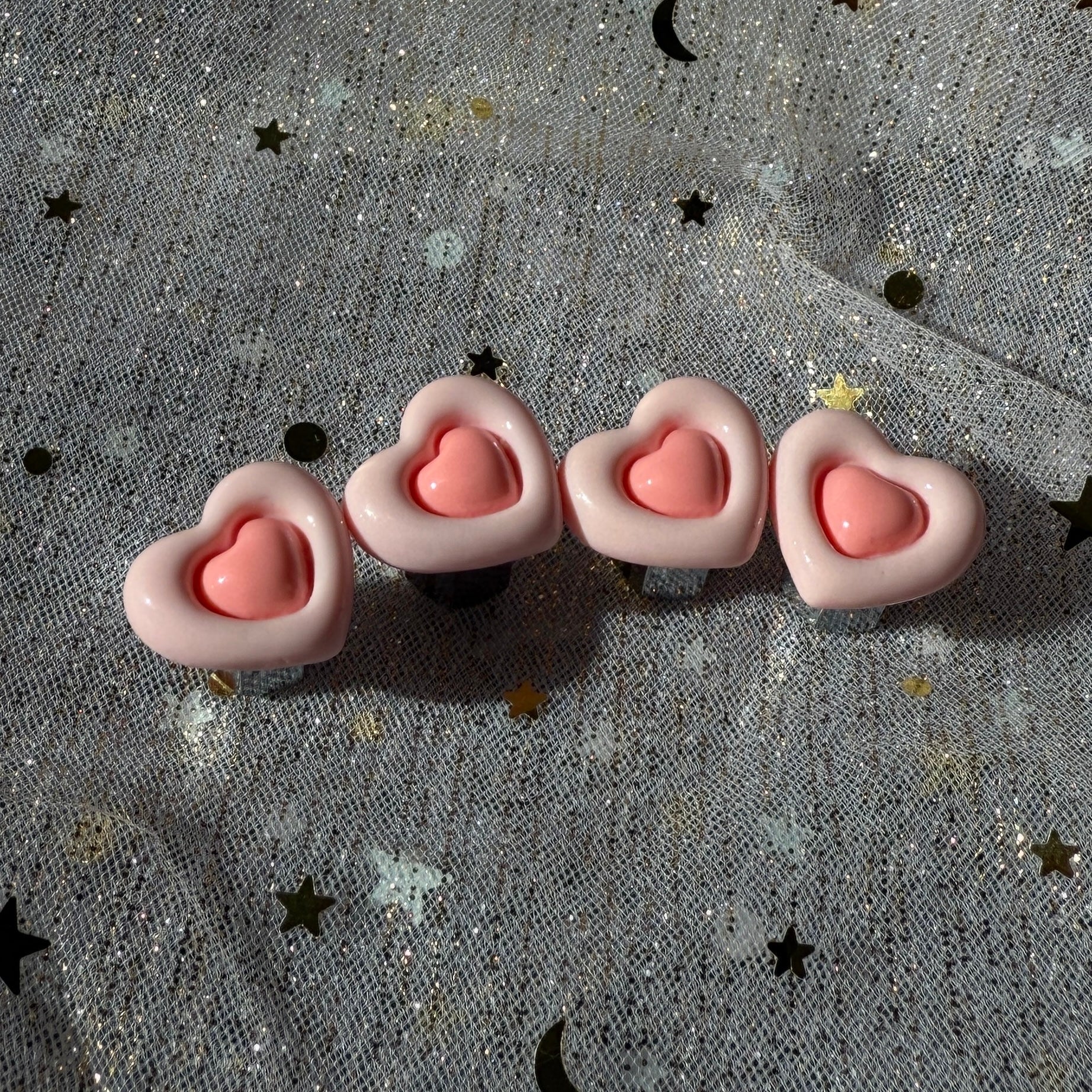 Powerpuff Heart Car Charm - Blossom